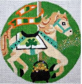 Saint Patrick's Day Carousel Horse