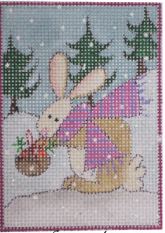 Woodland Christmas Portrait - The Bunny