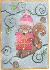 Woodland Christmas Portrait - The Squirrel