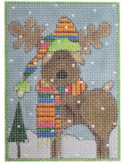 Woodland Christmas Portrait - The Moose