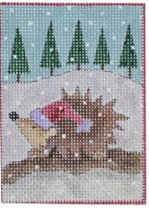 Woodland Christmas Portrait - The Porcupine