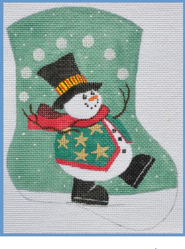 Juggling Snowman Mini Sock
