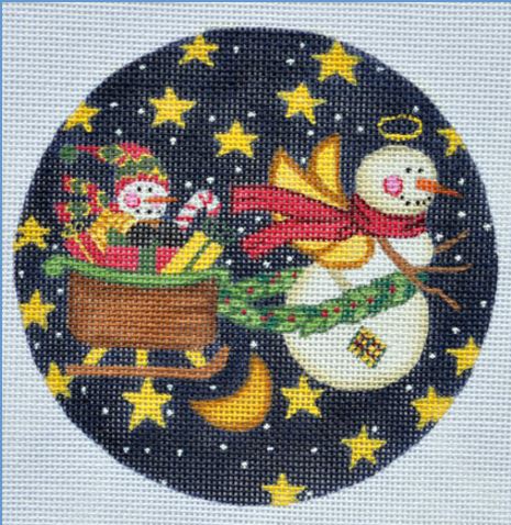 Flying Snowman Ornament