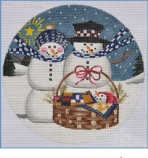 Snowman Family Ornament