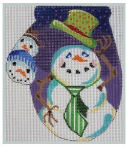 Snowman w/Top Hat Mit