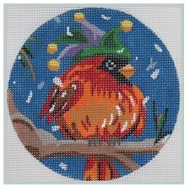 Cardinal in a Carnival Hat
