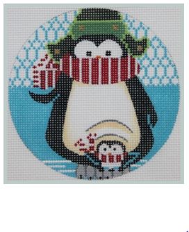 Penguin Mom and Chick 