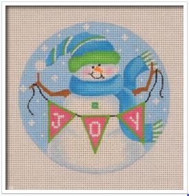 Snowman w/Joy Banner