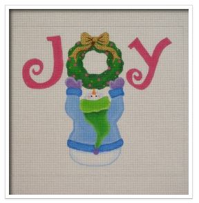 Joy Wreath Snowman