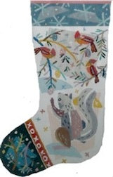 Snow Squirrel Stocking