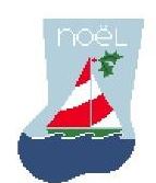 Sailboat Mini Sock