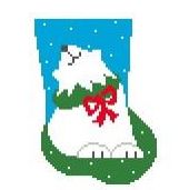Polar Bear Mini Sock