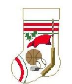 Sports Mini Sock - Basketball, Baseball, Hockey