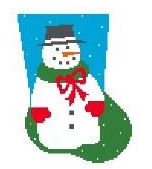 Snowman Mini Sock