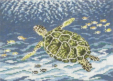 Sea Turtle - 18ct
