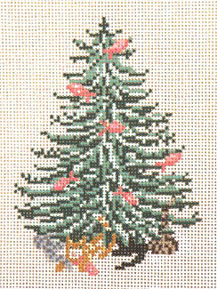Cat and Fish Christmas Tree  