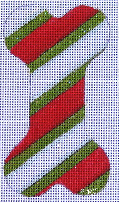 Slant Stripe Dog Bone
