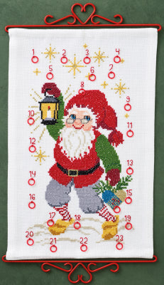 Elf with Lantern Advent Calendar (Permin)