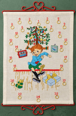 Pippi Under the Christmas Tree Advent Calendar (Permin)
