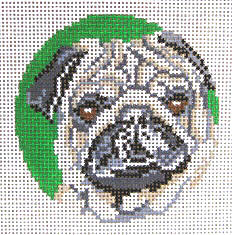 Pug Ornament - 13ct