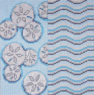 Sand Dollar Stripes Eyeglass Case