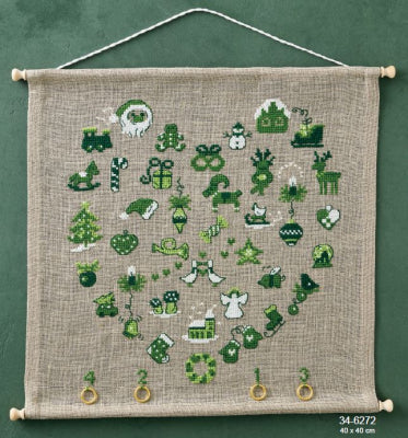 Heart Advent Calendar (Permin)