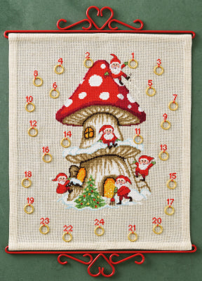 Mushroom House Advent Calendar (Permin)