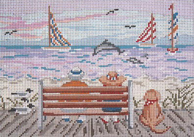 Dusk on the Boardwalk - 18ct