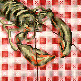 Lobster On Tablecloth - 13ct
