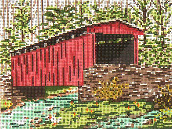 Thomas Mill Covered Bridge - 18ct