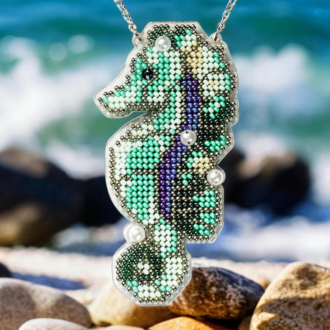 Bead Embroidery Kit - Seahorse (Wonderland Crafts)