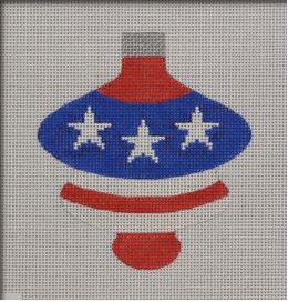 Patriotic Spindle Ornament