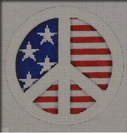 Patriotic Peace Sign