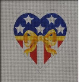 Yellow Ribbon Heart