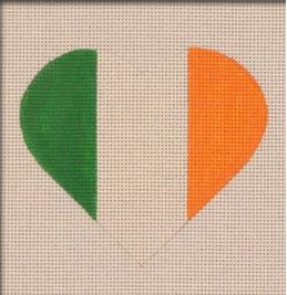 Irish Flag Heart