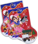 L'il Christmas Cowgirl Big Sock