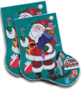 Merry Santa Midi Sock
