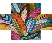 Feather Overlay Brick Cover