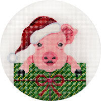 Pig in a Box Ornament