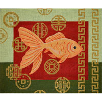 Goldfish and Coins Swimming Right