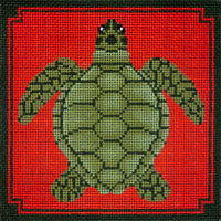 Turtle On Orange