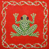 Frog and Vines