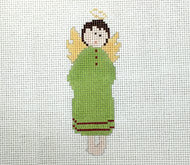 Green Angel Ornament