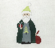 Tree Santa Ornament