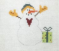 Heart Snowman Ornament