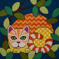 Out Cattin around With Orange Tabby