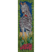 Jungle Zebra Bellpull