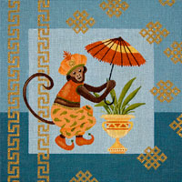 Monkey and Umbrella