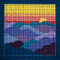 Sunset In The Mountains