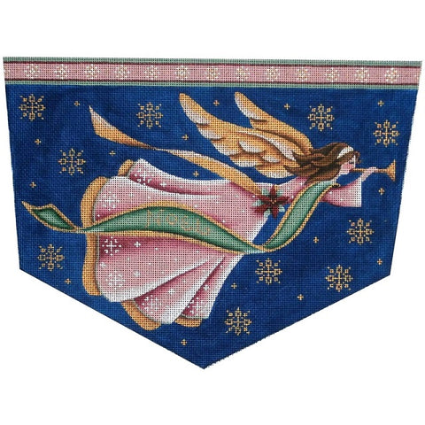 Mauve Angel Stocking Cuff - 18ct